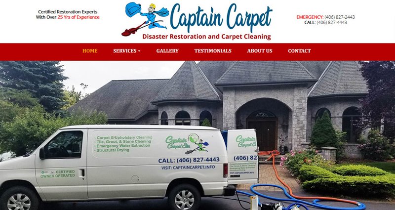 Website Express Kalispell Design Portfolio Captain Carpet