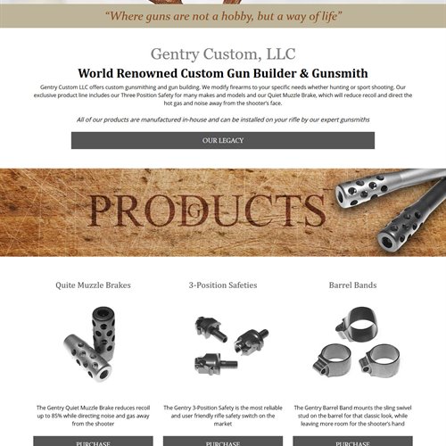 Gentry Custom, LLC - full home page
