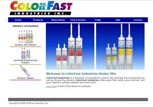 ColorFast Industries - Old Website
