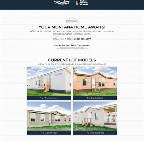 Intermountain Homes - Full Home Page