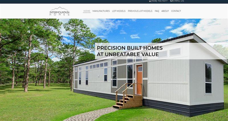 Website Express Kalispell Design Portfolio Intermountain Homes