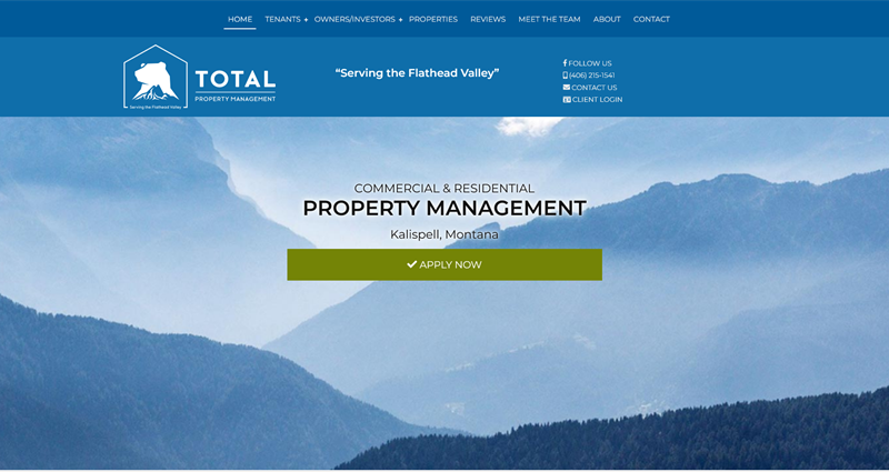 Website Express Kalispell Design Portfolio Total Property Flathead