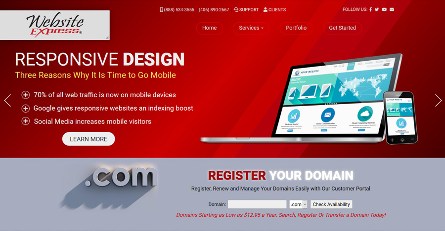 WebsiteExpress® | Website Design Hosting Marketing | Kalispell MT